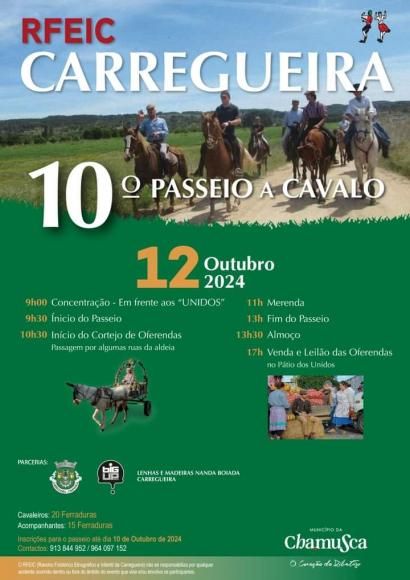 10&ordm; Passeio a Cavalo- RFEIC- ADIADO