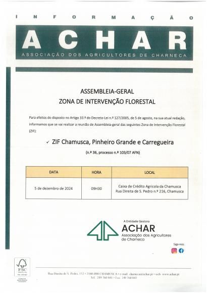 Assembleia Geral - ZIF ACHAR