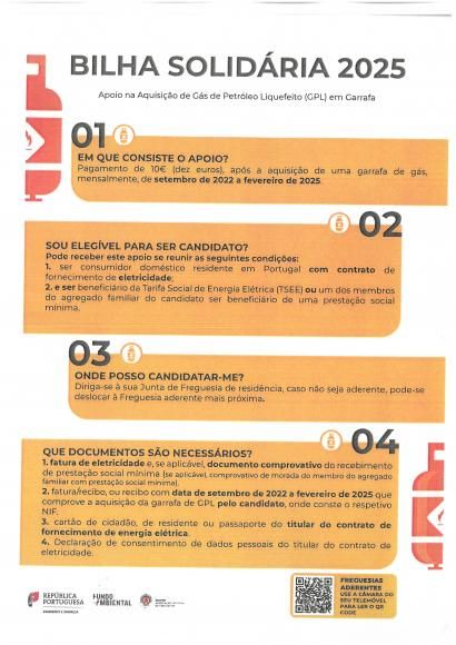 Bilha solid&aacute;ria 2025 ( apoio setembro 2022 a Fevereiro 2025)