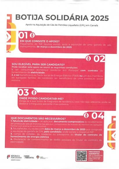 Botija solid&aacute;ria 2025 ( apoio mar&ccedil;o 2025 a dezembro 2025)