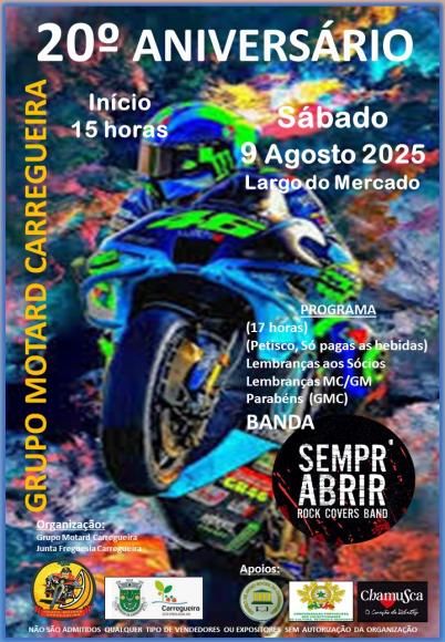 Anivers&aacute;rio do Grupo Motard da Carregueira