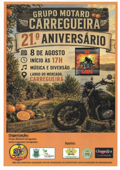 21&ordm; Anivers&aacute;rio do Grupo Motard da Carregueira