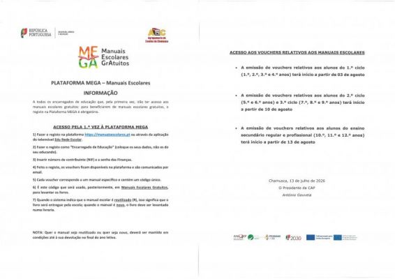 Divulga&ccedil;&atilde;o - Plataforma MEGA (manuais escolares)