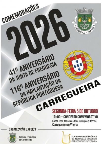 Comemora&ccedil;&otilde;es do 5 de Outubro na Freguesia da CARREGUEIRA