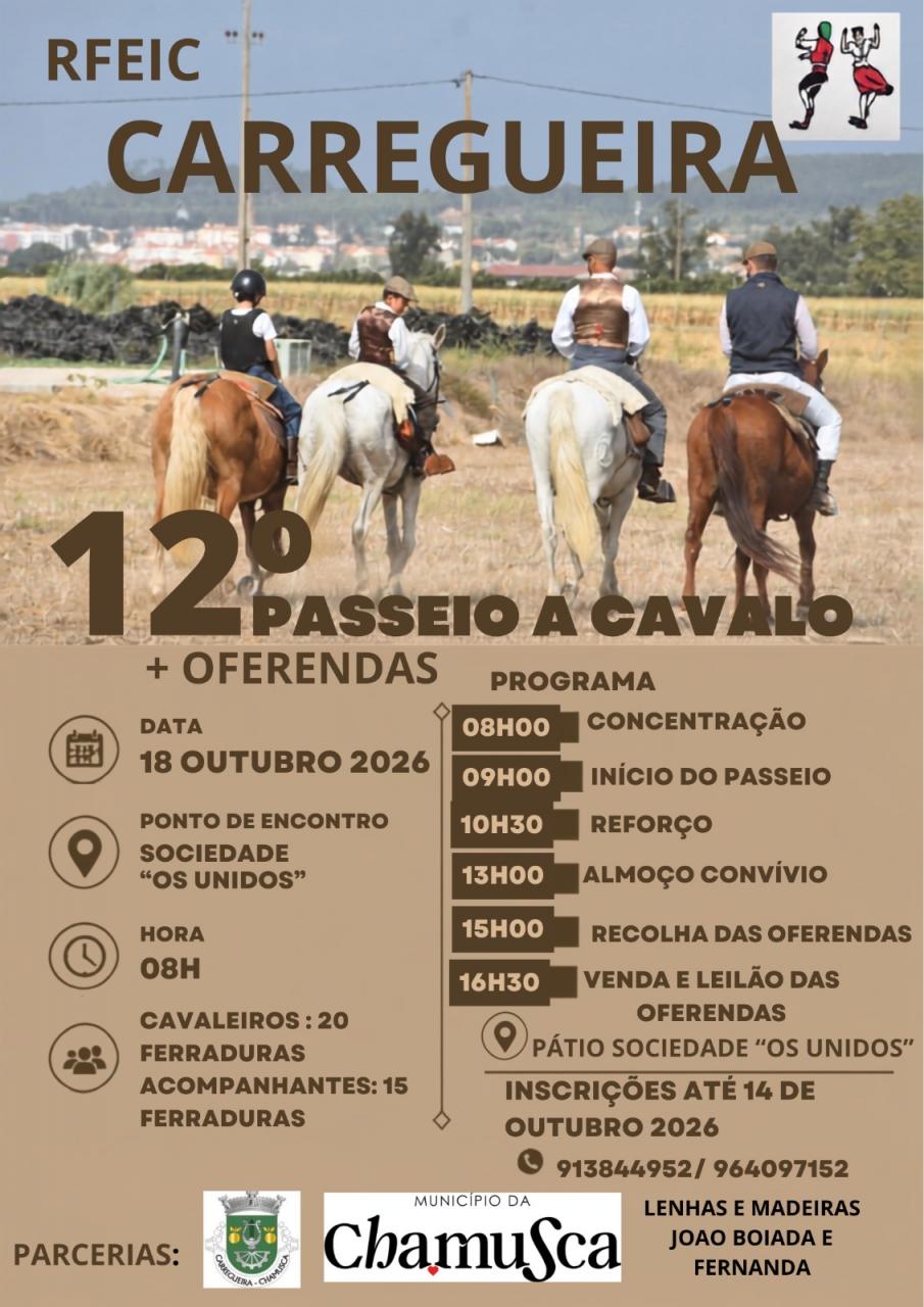 12&ordm; Passeio a Cavalo - RFEIC